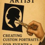 Illustration Scherenschnitt Kunst